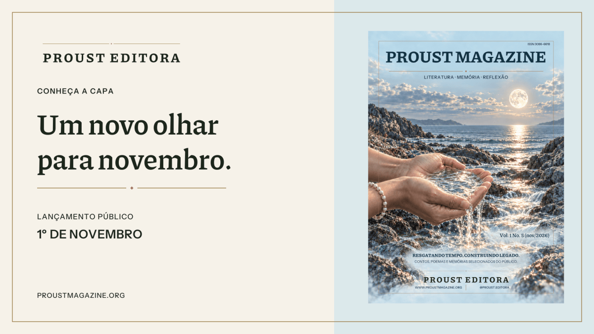 Conheça a capa da 5ª edição da Proust&nbsp;Magazine